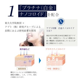 Idea Act Platinum VC Serum, 1.0 fl oz (30 ml) (Approx. 1 Month), Beauty Serum, Platinum/VC200 Blended, Moisturizing, Inner Drying, Placenta, Additive-Free Formulation, Transparent Beautiful Skin,