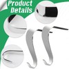 KEYIDO Christmas Stocking Holders for Fireplace Stocking Hangers Weighted Christmas