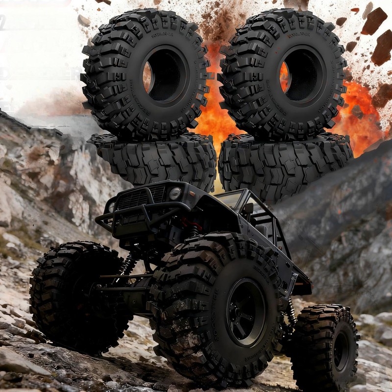 Dantenron 2.2 RC Crawler Tires OD 135MM 1/10 Super Soft