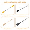MOROBOR Wooden Paddle Holder 4 Pieces Rowing Rack Wall Decor