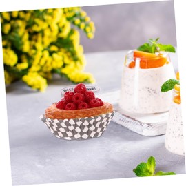 Garneck Muffin Cases 100 Pieces - Disposable Muffin Cases in Red and Black with Cars - Ideal for Children's Birthday Parties and Racing Car Parties - Creative Baking Ideas