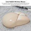 Cute Rabbit Wireless Mouse 2.4G Adjustable DPI Sensitivity 33ft Effective