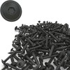 Auprotec Tapping Screws, Flat Head, with Disc, Torx, Black, Galvanised,