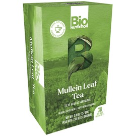 Bio Nutrition Mullein Leaf Tea, Herbal Supplement, 30 Tea Bags, 2.01 oz
