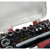 LUMBER JACK 25 Piece 1/4" Square Drive Metric Socket Set
