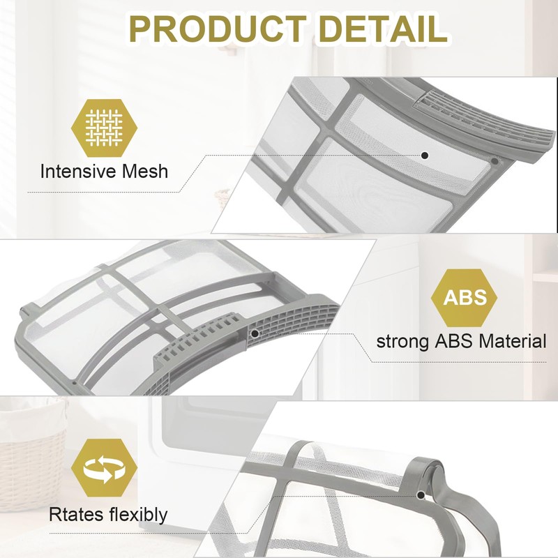 GFD55ESPR3RS GFD55GSPR3RS GFV55ESSN2WW Dryer Lint Screen Filter