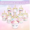 Decoraciones para tartas (unicornio)