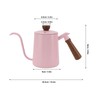 600ml Gooseneck Coffee Kettle 304 Stainless Steel Long Spout Kettle