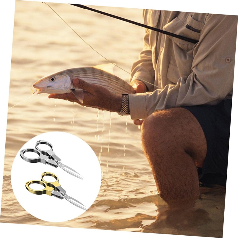 Kisangel Multi-Purpose Fishing Scissors Line Cutters for Fly Braid Fishing