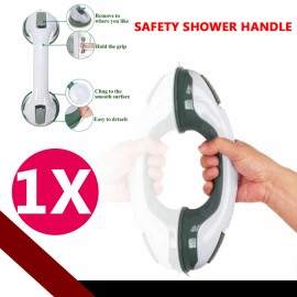Unbranded SHOWER SUPPORT HAND RAIL HANDLE BAR SAFETY GRIP GRAB SUCTION BATH TOOL USA