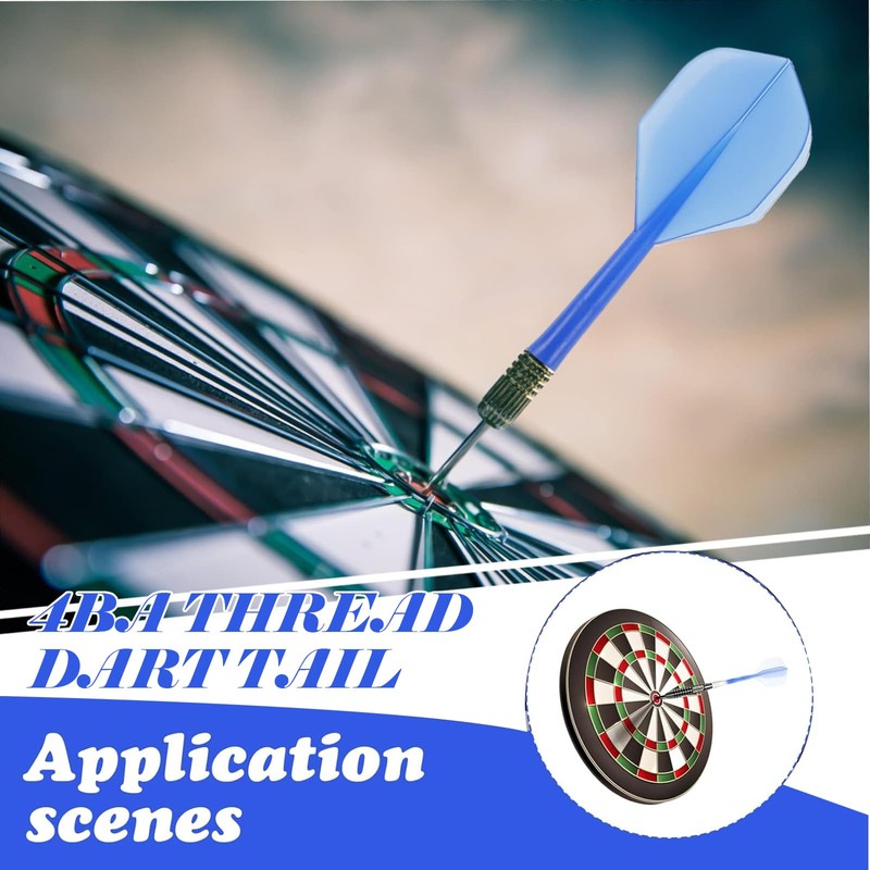 YanBous 2BA Dart Shafts and Dart Flights Made of One