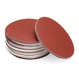 Sanding Discs 150 mm without Hole Unperforated Velcro Eccentric Sandpaper Sanding Sheets P40-P2000 P60 Pack of 10