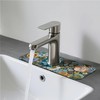 Faucet Fast Absorbent Pad - Chromatic Blooms And Butterfly ,