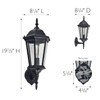 Design House 589556 Oak Creek Outdoor Wall Light Dusk to