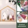 Healifty Mini Christmas Trees Table Decor: 12pcs Artificial Small Xmas