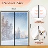 SmoothNovelty Clear Magnetic Thermal Insulated Door Curtain Transparent Magnet Patio