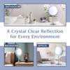 MIRRORVANA 15X Magnifying Makeup Mirror with Stand - Double-Sided 15X/1X