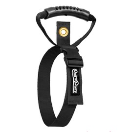 Cord-Lox Coil'n'Carry Cable Straps - Heavy-Duty Storage Straps with Handle for Garden Hose Storage; Cord Organizer and Carry Strap for Extension Cords, Air Hoses, RV Hoses; Fabricated in USA (Black)