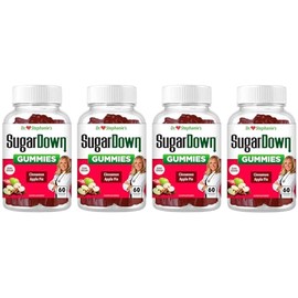 Pharmaganics Dr. Stephanie’s SugarDown Gummies – Ceylon & Cassia Cinnamon Supplement - 4 Pack