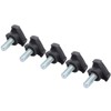 5Pcs Hand Knob Tightening Screw with Plastic Triangular Handle, Threaded