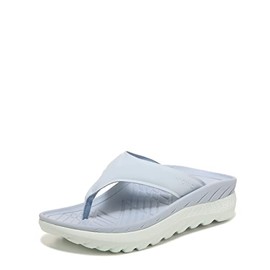 Vionic All Gender Blissful Restore Recovery Sandal- Supportive Toe-Post Flip Flops That Include Three-Zone Comfort with Orthotic Insole Arch Support,Women and Men Ballad Blue Blue 6 Medium