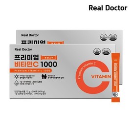 (Real Doctor) Real Doctor Premium Vitamin C 1000 200 packets (400 days supply) Powder Vitamin C / (리얼 닥터)리얼닥터 프리미엄 비타민C 1000 200포 2개 (400일분) 분말 비타민C