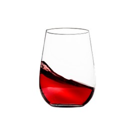 Vikko Stemless Wine Glass, 16 Ounce Wine Glasses Set of 12, White or Red Wine Glass, Classic and Elegant Wine Glasses