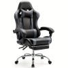 SMUG Ultimate Gaming Throne Ergonomic Computer Chair with Footrest, Adj.