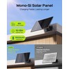 JACKYLED Motion Sensor Solar Lights Outdoor, 16.4ft Cord Security Wall