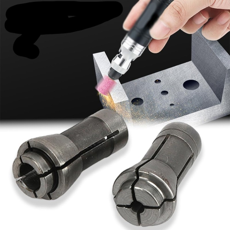 6 Pack Die Grinder Collet, Grinding Machine Clamping Collet Adapter