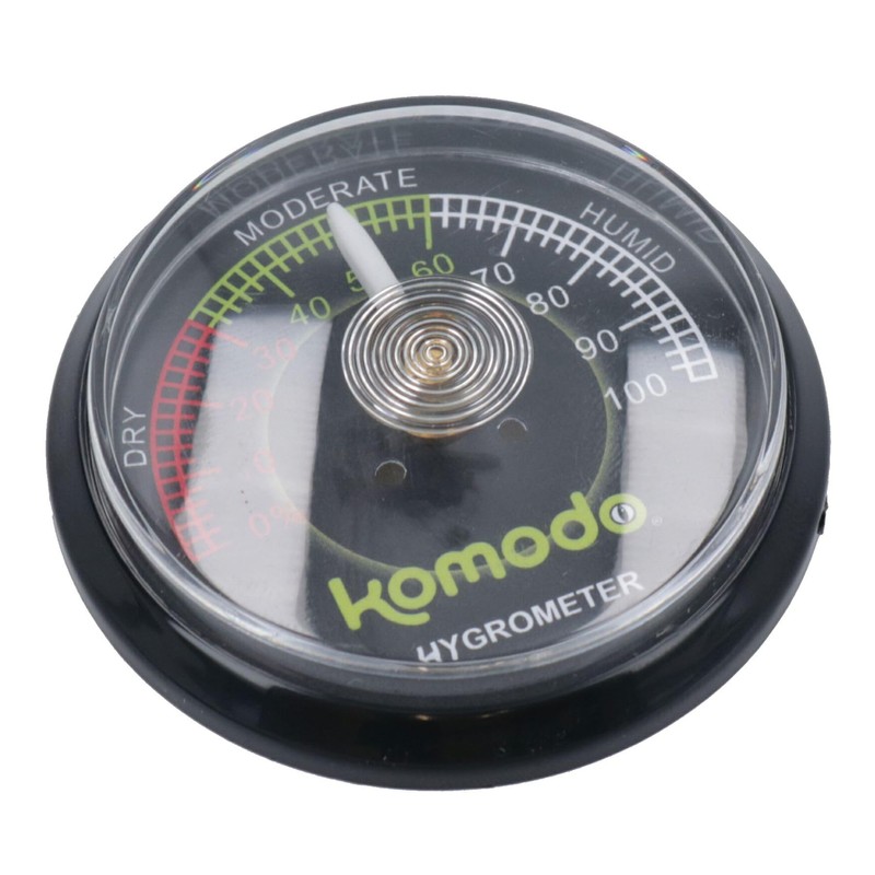 Reptile Mountable Analogue Humidity Hygrometer Gauge Monitor Colour Coded