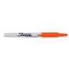 6 x Sharpie Fine Point Retractable Permanent Markers, Orange -