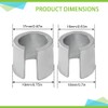 2 Pairs Car Battery Post Terminal Shim, Pure Lead Anode