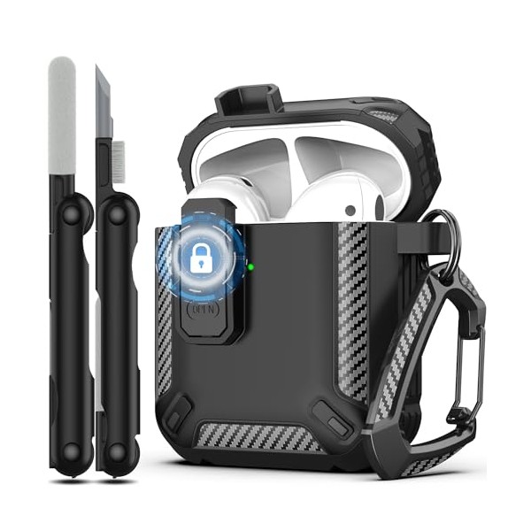 RFUNGUANGO RFUNGUANGO for AirPod 2nd Generation Case Cover with Cleaner