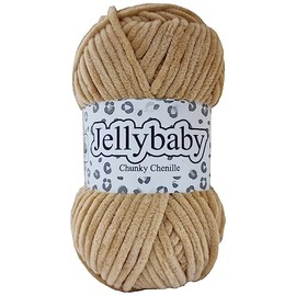 Cygnet JELLYBABY Chenille Supersoft Chunky Knitting Crochet/Yarn - 100g Ball (Teddy - 013)