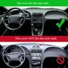 Yiz Dash Cover Mat for Ford Mustang Dashboard Pad Carpet