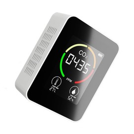 Mipcase 1set Detector Air Quality Monitor and Humidity Measurement for Indoor Use Lightweight Accurate Readings for Home Living Rooms and Greenhouses