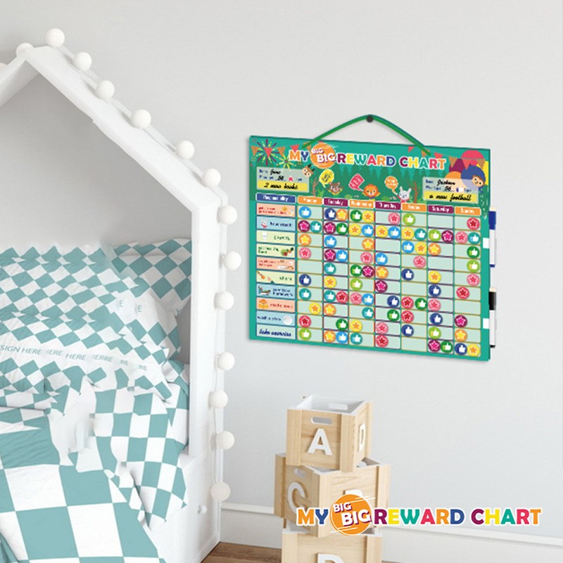 Magnetic Reward Behavior Chore Chart for Kids Magnetic Broad Calendar