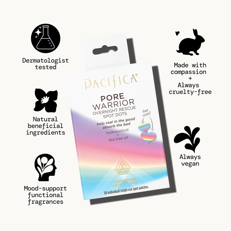 Pacifica Pore Warrior Overnight Rescue Spot Dots Women 30 Pc
