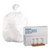 Boardwalk 4046EXH Waste Can Liners, 40-45gal, 40 x 46.6mil, White,
