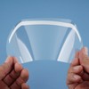 Transparent Film Cover Face Shield for Beauty Salons 50 pcs 2ea