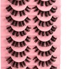 Cluster Lashes False Eyelashes Individual D Curl Russian Strip Lashes