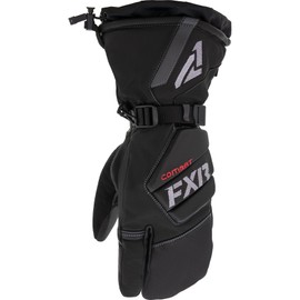 FXR Men's Leather Index Mitt 2025 (Black - Medium)