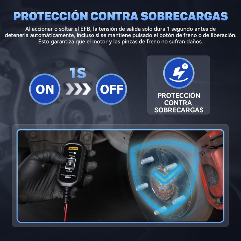 AUTOOL EPB Emergency Release Tool, Dual-Channel Brake & Reverse Control