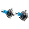 MACHSWON Pair H4 100W Xenon White 6000k Halogen bulbs Blue
