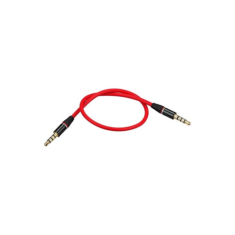 Audio Fan Audio Cable 3.5mm 4 Pole Straight Type Gold