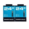 Impac 2 Pack Cycle Tubes 24" Schrader Valve (Car Type