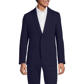 Lands' End Men's Ponte Knit Blazer Medium True Navy