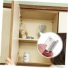 LALAFINA Door Catcher Cupboard 4pcs Stopper Invisible l Shape Wardrobe