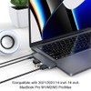 Qwiizlab Adaptador USB C Hub 5 en 1, puerto de